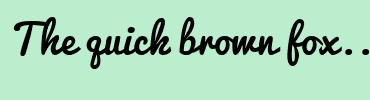 Image with Font Color 000000 and Background Color BBEECC